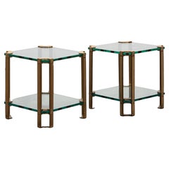 Ensemble de 2 tables design modèle T24 de Peter Ghyczy Solid, 1970 Pays-Bas