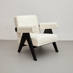 Set of 2 Pierre Jeanneret 053 Capitol Complex Armchair by Cassina