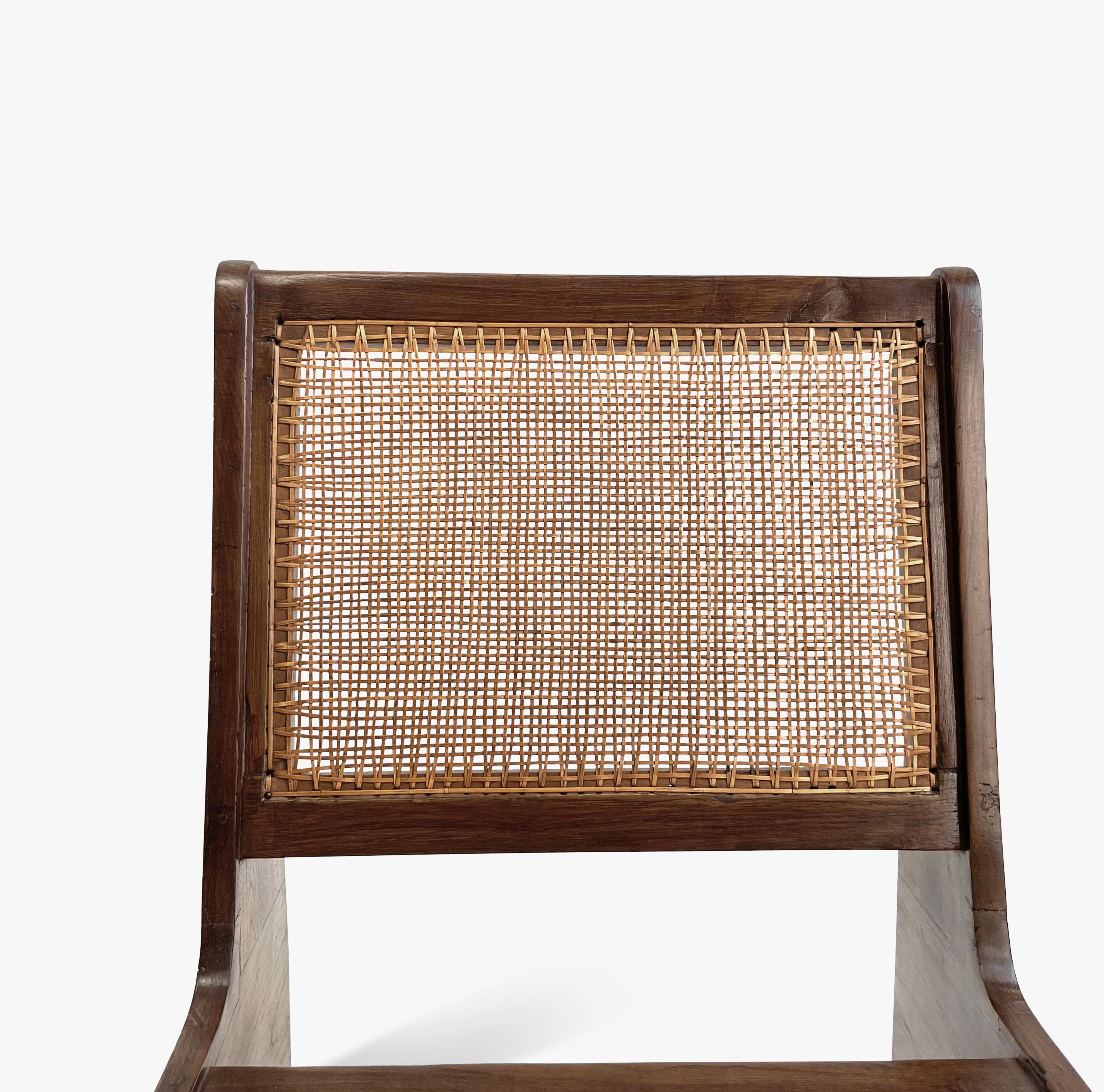 Teak Set of 2, Pierre Jeanneret Kangaroo Chairs For Sale