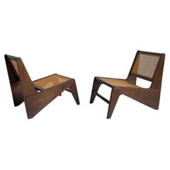 Set of 2, Pierre Jeanneret Kangaroo Chairs