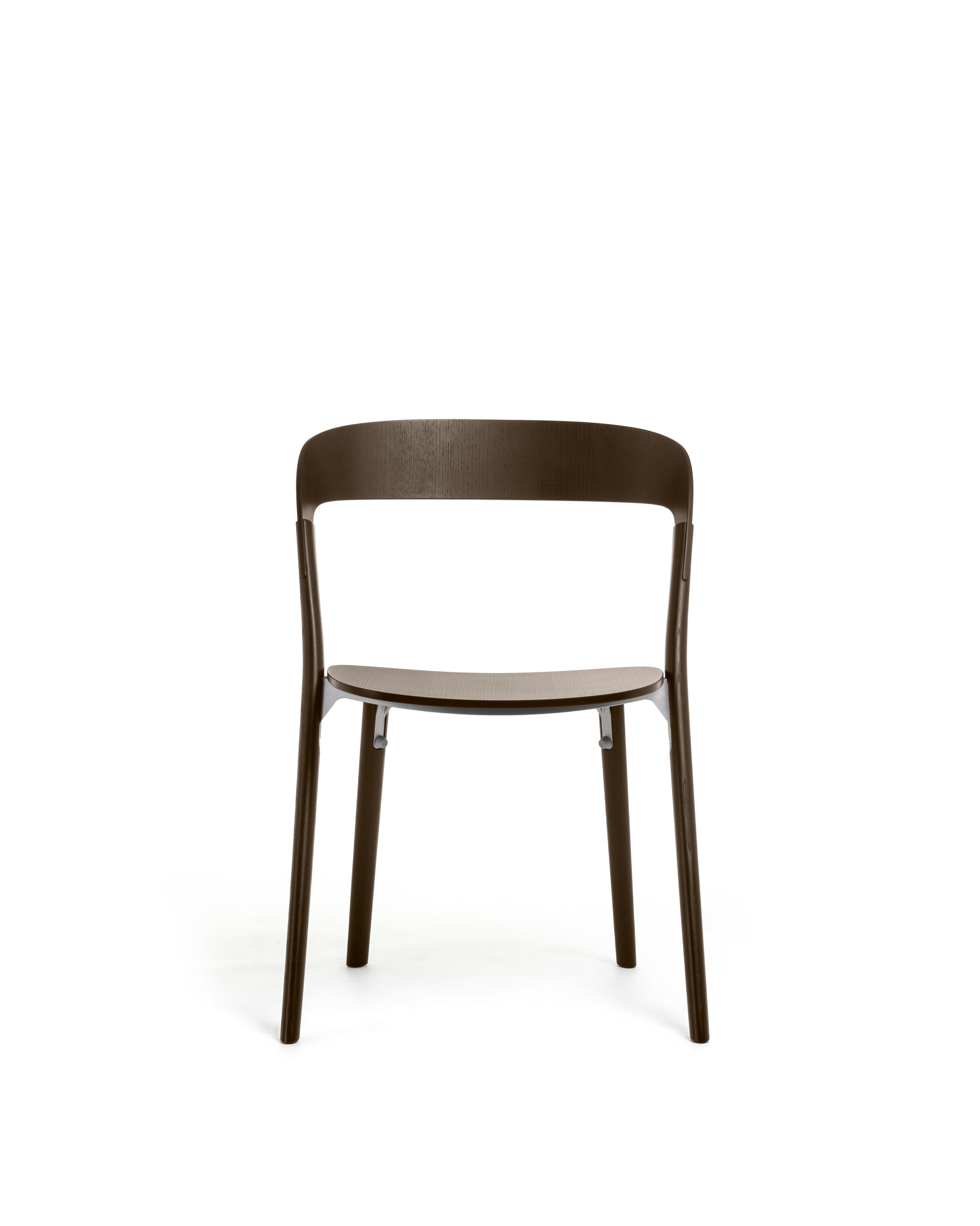 Italian Set of 2 Pila Stacking Chair by Ronan & Erwan Boroullec for MAGIS For Sale