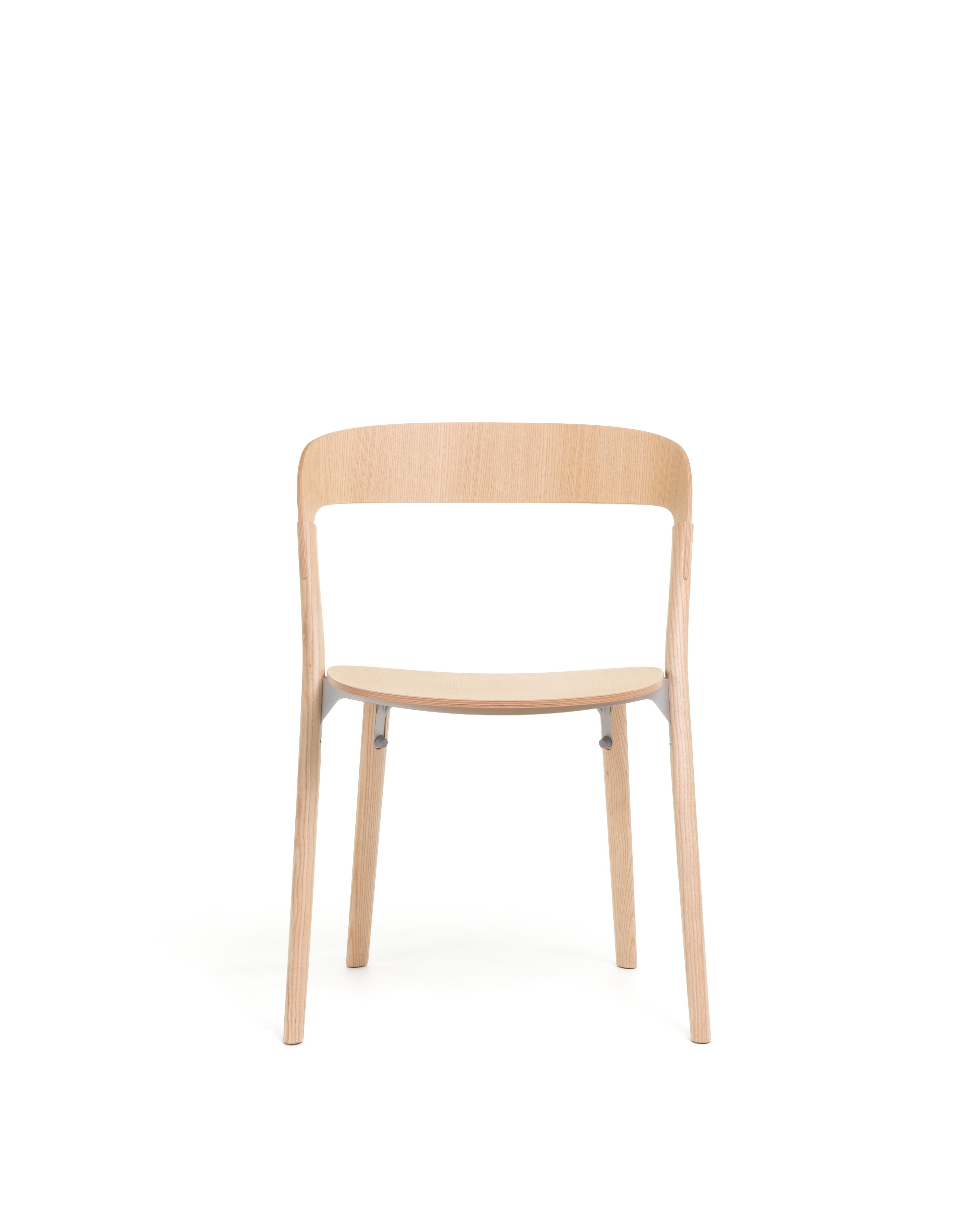 Contemporary Set of 2 Pila Stacking Chair by Ronan & Erwan Boroullec for MAGIS For Sale