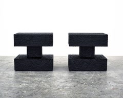 Set of 2 Pillar Table by John Eric Byers