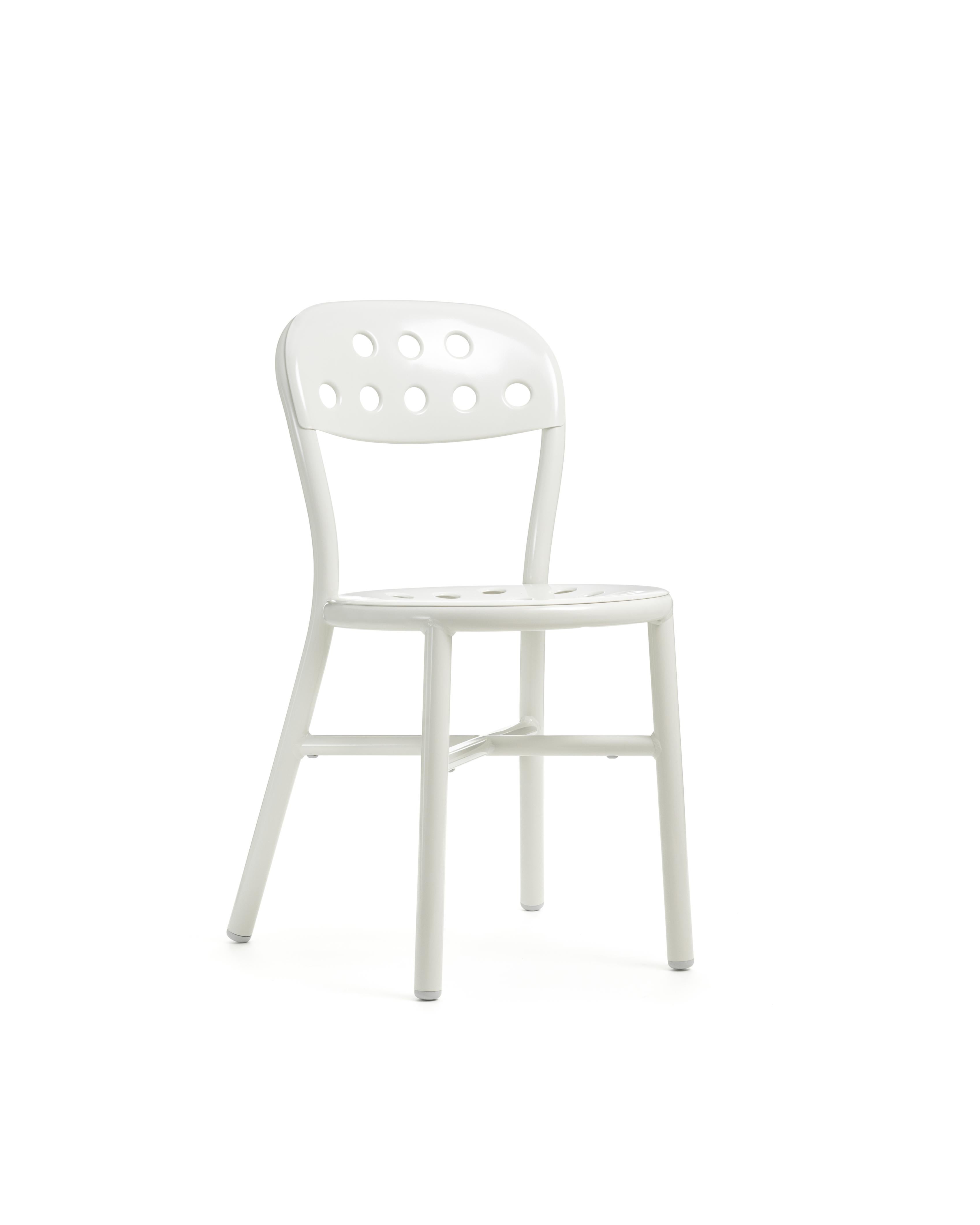 Beech Set of 2 Pipe Stacking Chair by Jasper Morrison  for MAGIS For Sale