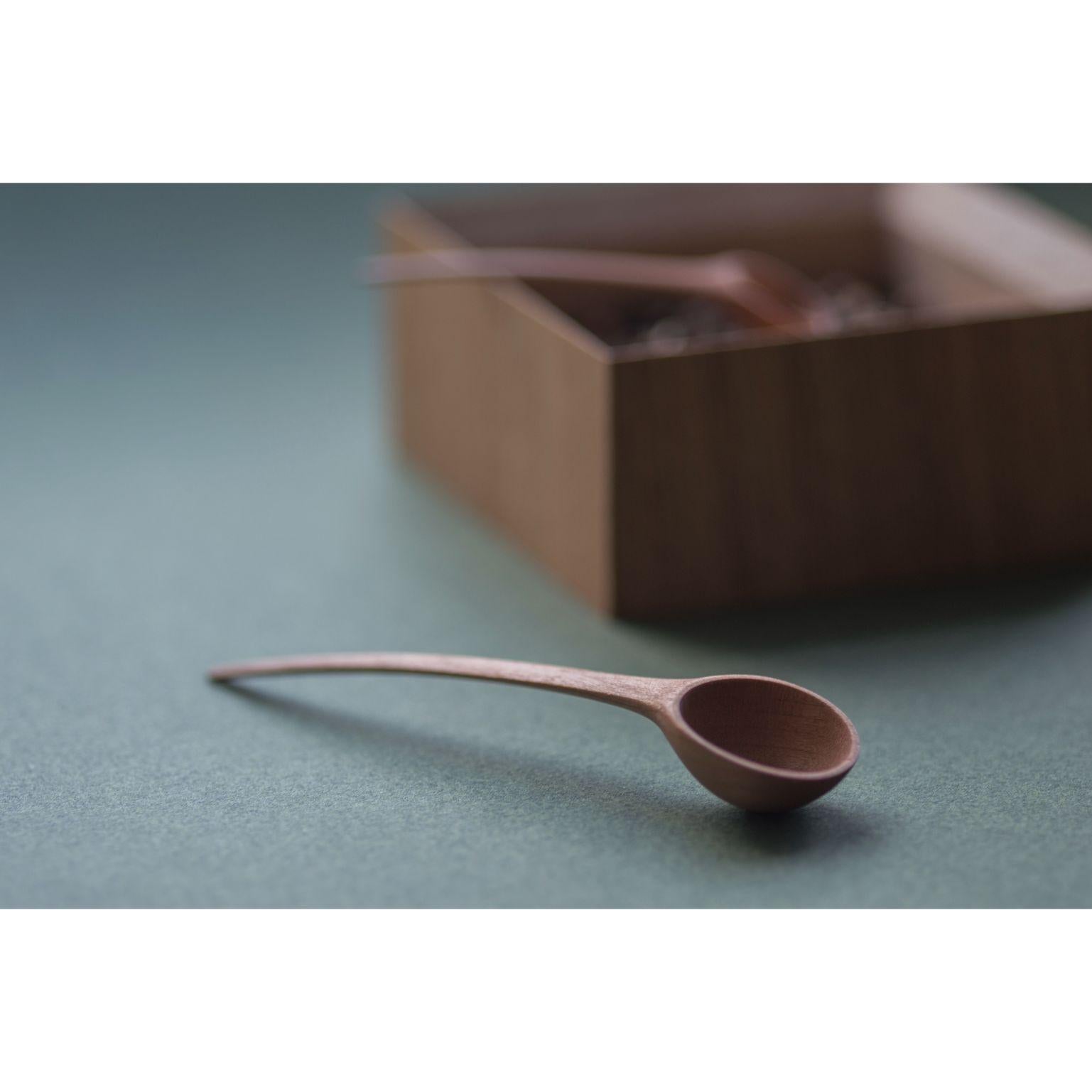 Hand-Carved Set of 2 Pisara Spoons by Antrei Hartikainen