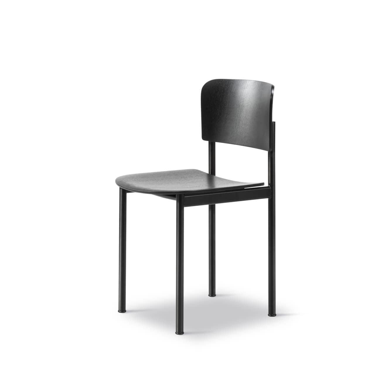Pair of Plan Chairs, Black Ash /Black Steel, Edward Barber & Jay Osgerby For Sale 1