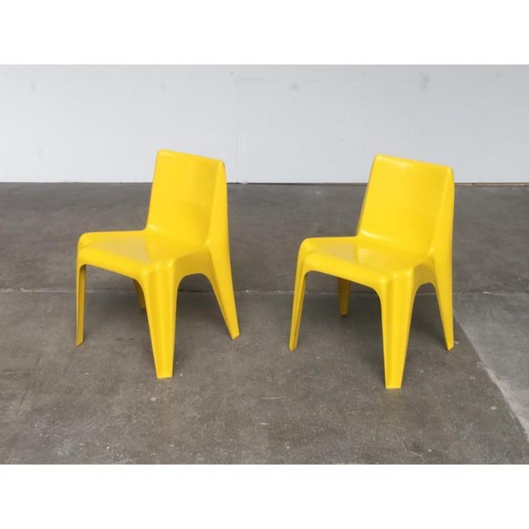 Juego de 2 sillas apilables de plástico BA 1171 de Helmut Bätzner para Bofinger, años 60 en venta 5