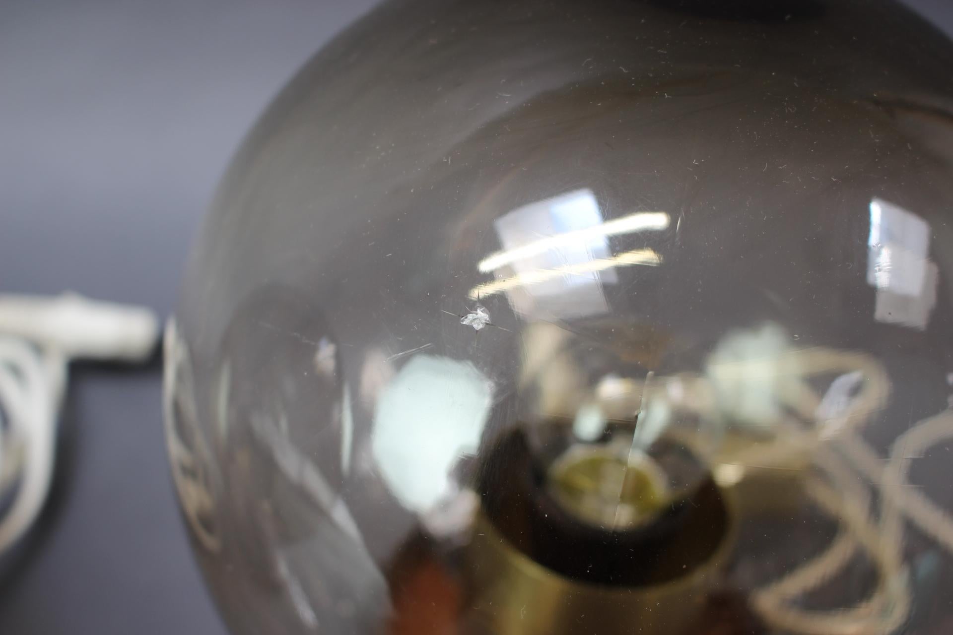 Set di 2 lampade da tavolo in plastica, Cecoslovacchia, anni '70 in vendita 1