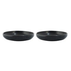 Set of 2 Plates 2 Barro Dining by Sebastian Herkner
