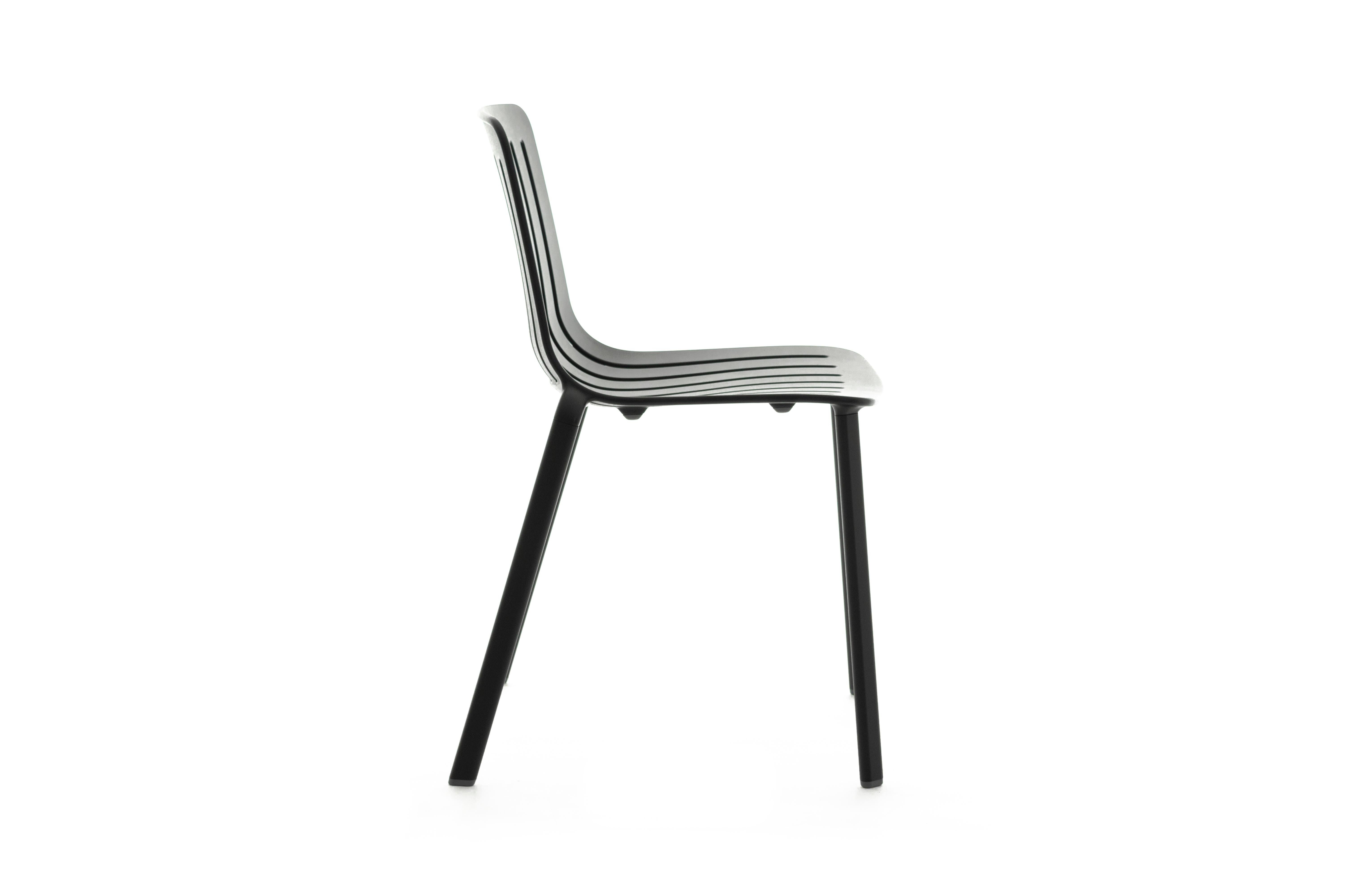 Set of 2 Plato Chair in Black by Jasper Morrison  for MAGIS In New Condition For Sale In Brooklyn, NY
