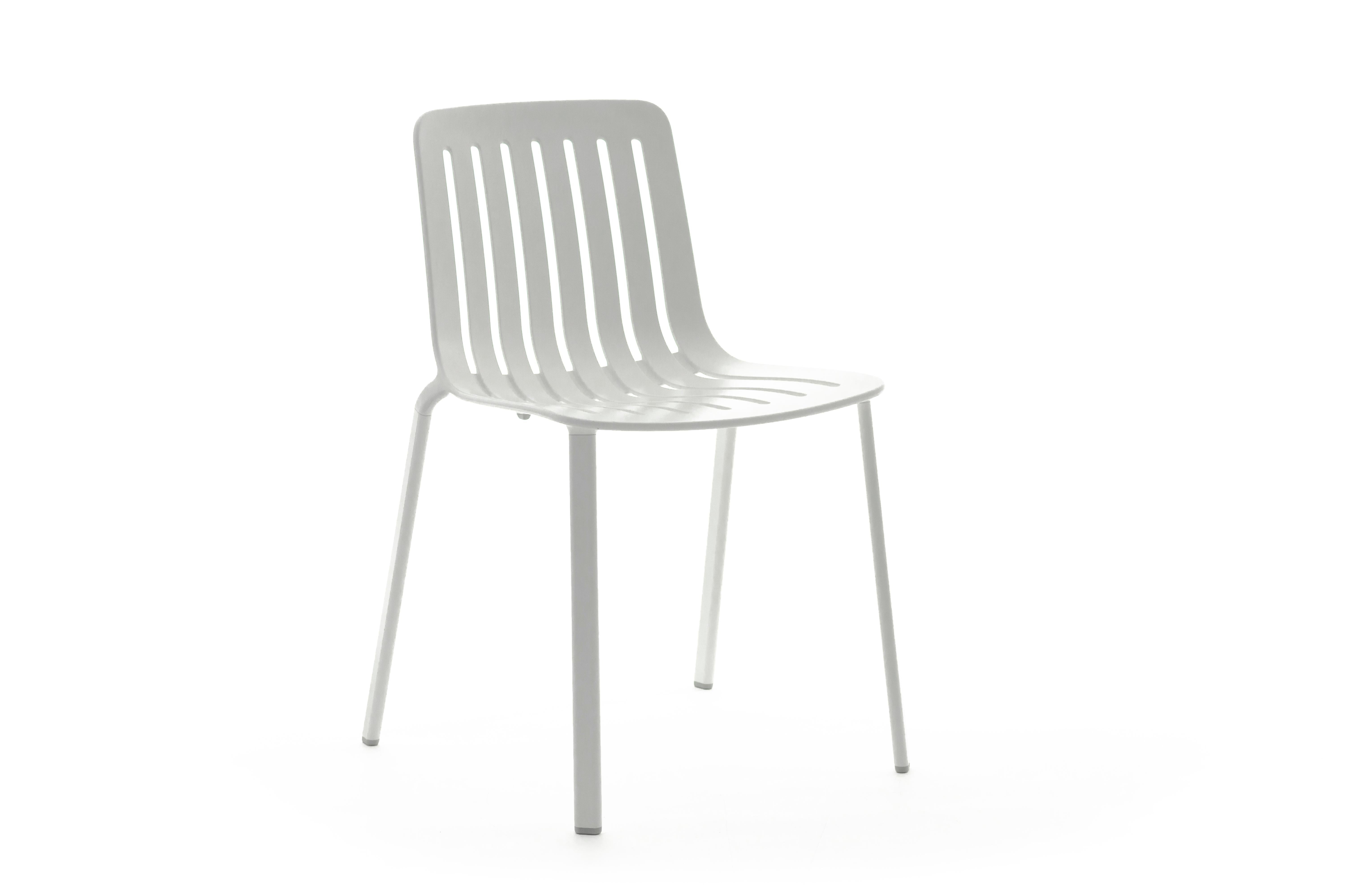 XXIe siècle et contemporain Ensemble de 2 chaises Plato blanches de Jasper Morrison  pour Magis en vente