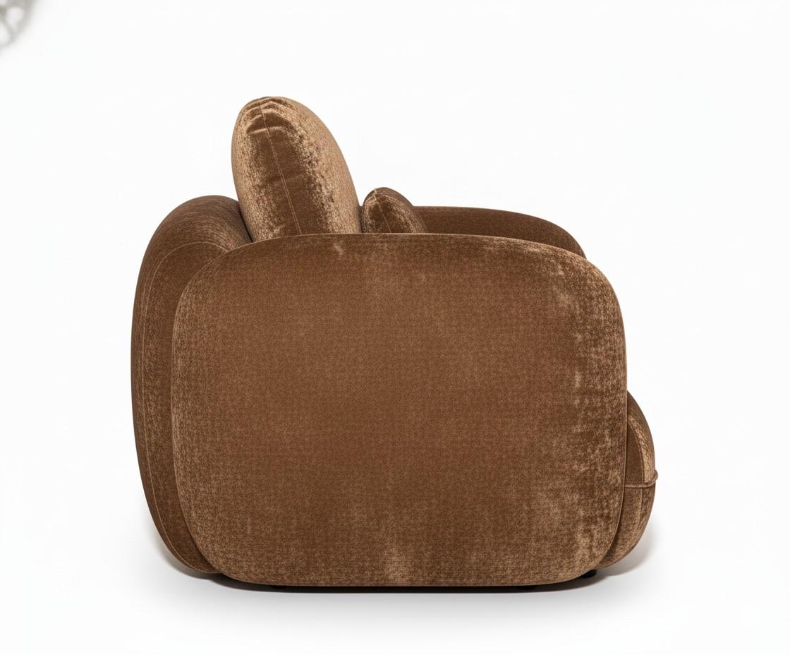 Zeitgenössischer Sessel in Übergröße aus Samt, Ciarmoli Queda Studio (Moderne) im Angebot