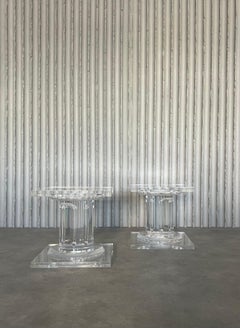 Satz von 2 Pop-Art-Säulen von Fabianart Roma