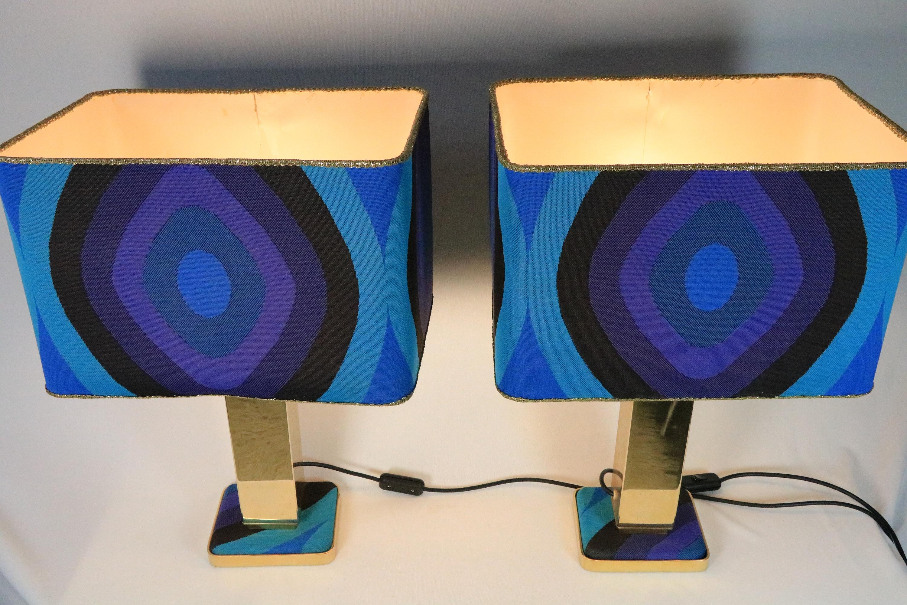 Set di 2 lampade da tavolo Pop Art, metà secolo, Germania in vendita 3