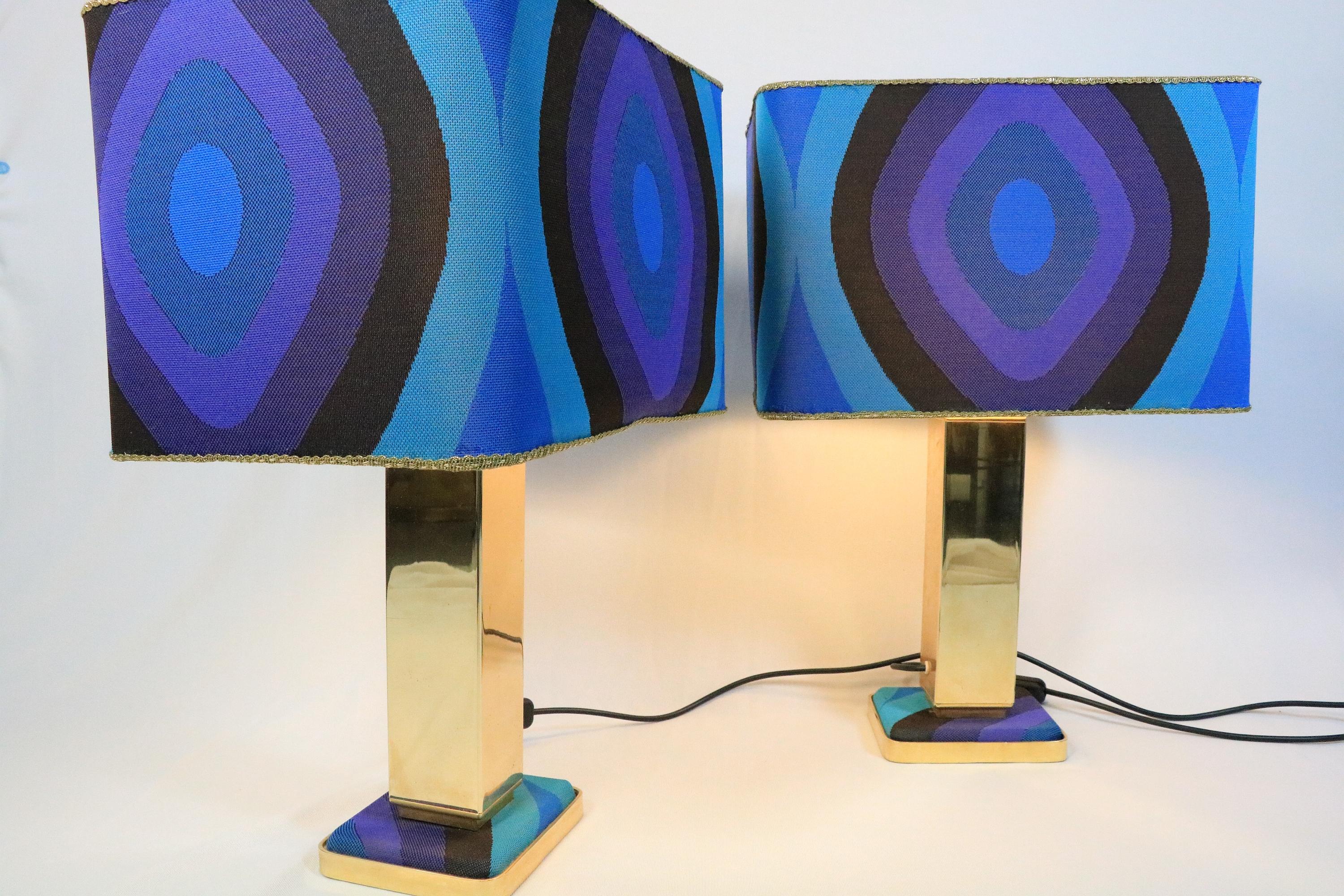 XX secolo Set di 2 lampade da tavolo Pop Art, metà secolo, Germania in vendita