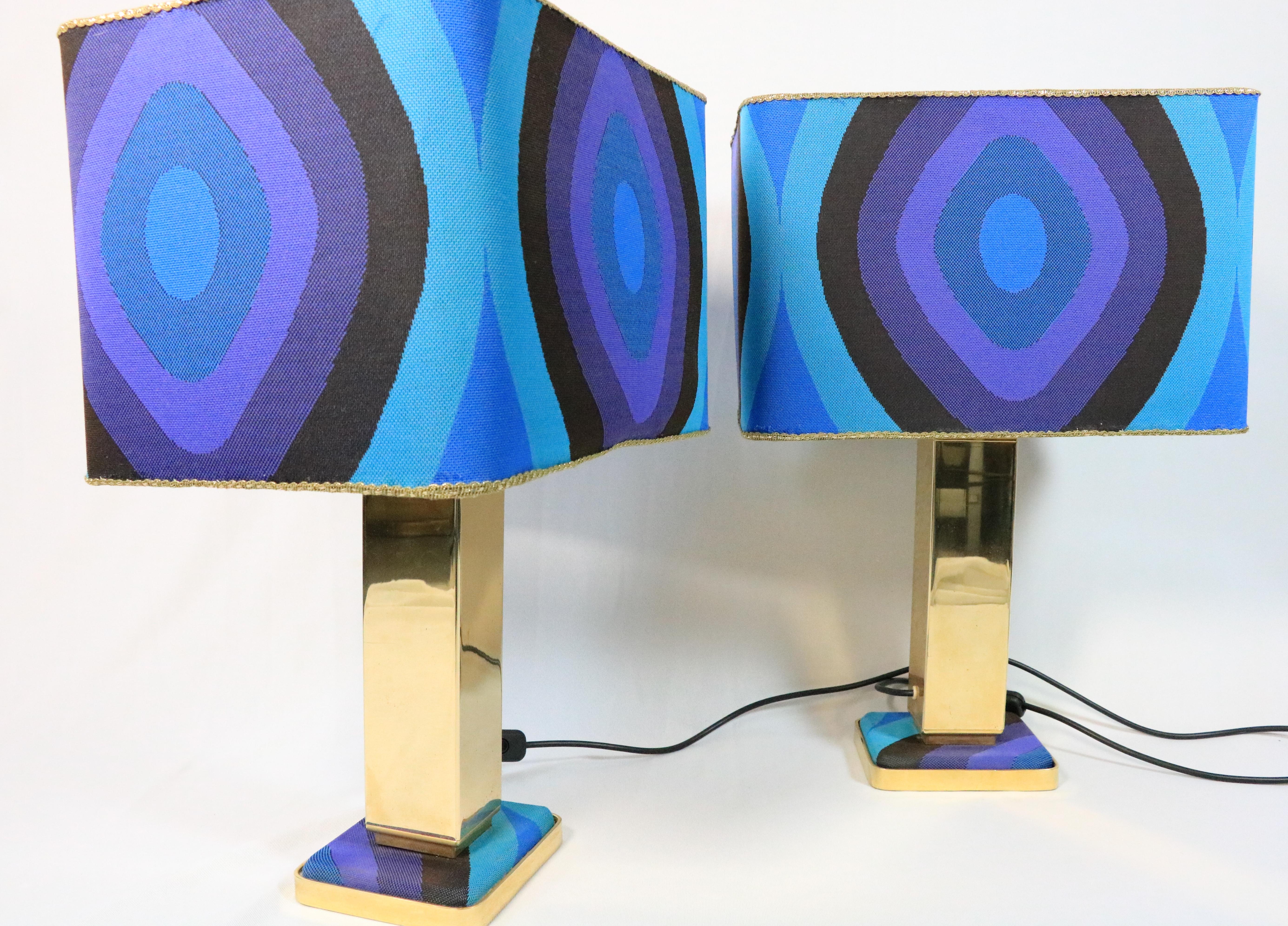 Set di 2 lampade da tavolo Pop Art, metà secolo, Germania in vendita 1