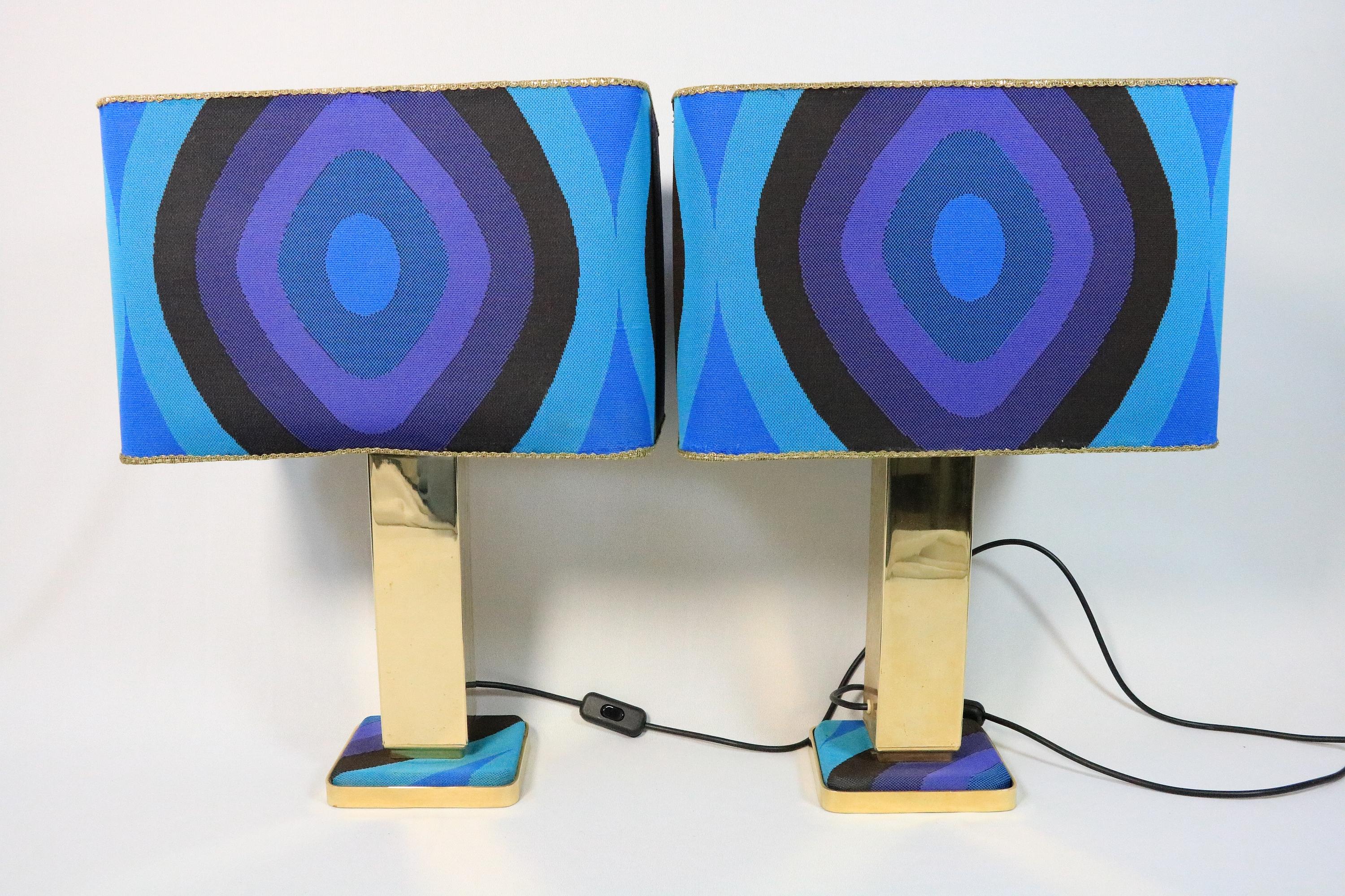 Set di 2 lampade da tavolo Pop Art, metà secolo, Germania in vendita 2