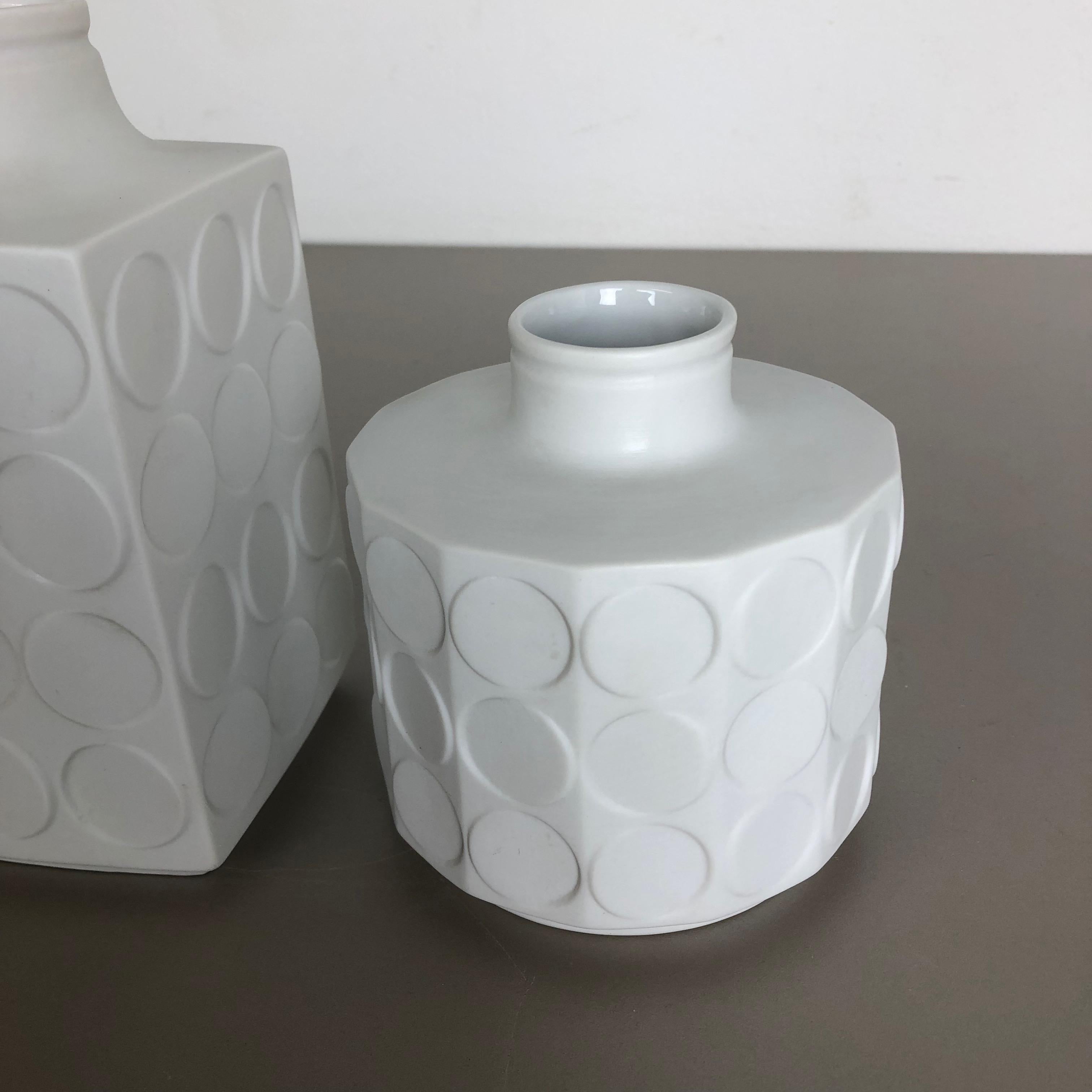 Set of 2 Porcelain Op Art 