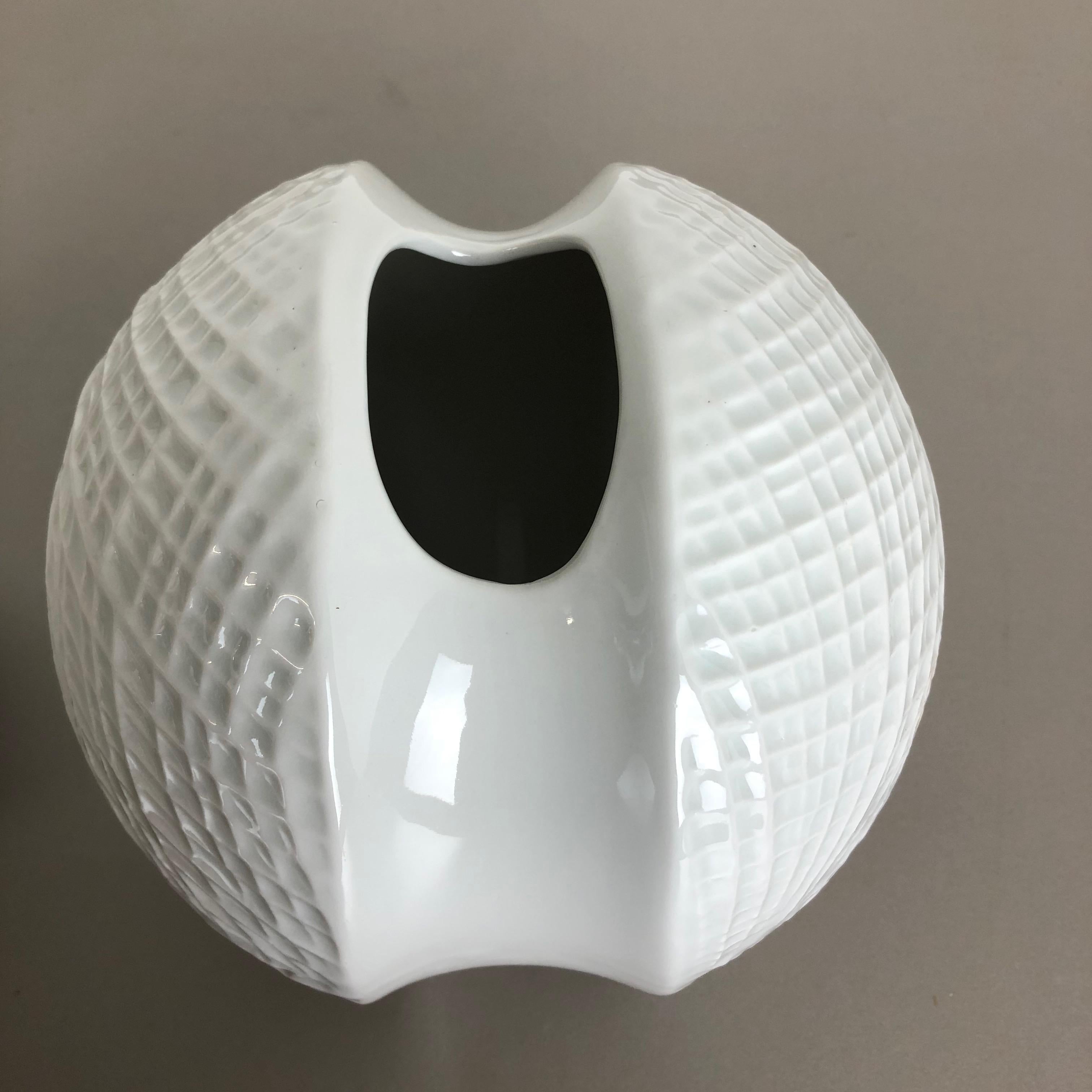 Ensemble de 2 vases en porcelaine Op Art « JOJO » de Wunsiedel, Bavière, Allemagne, années 1970 en vente 1