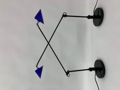 Juego de 2 lámparas de sobremesa postmodernas Pola Amstelveen, años 80