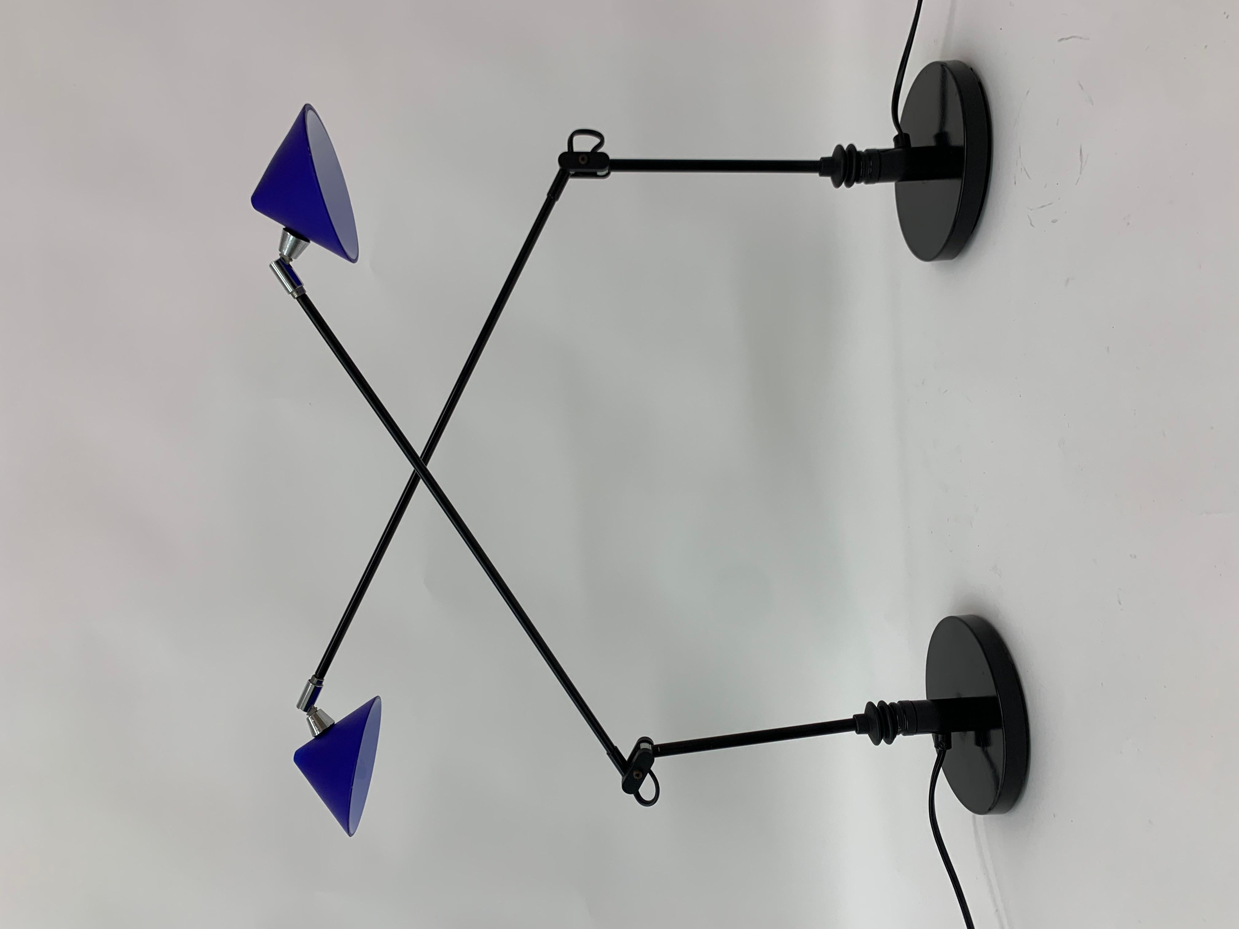 Post-Modern Set of 2 Post Modern Pola Amstelveen Table Lamps, 1980s For Sale
