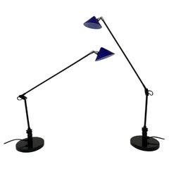 Set of 2 Post Modern Pola Amstelveen Table Lamps, 1980s