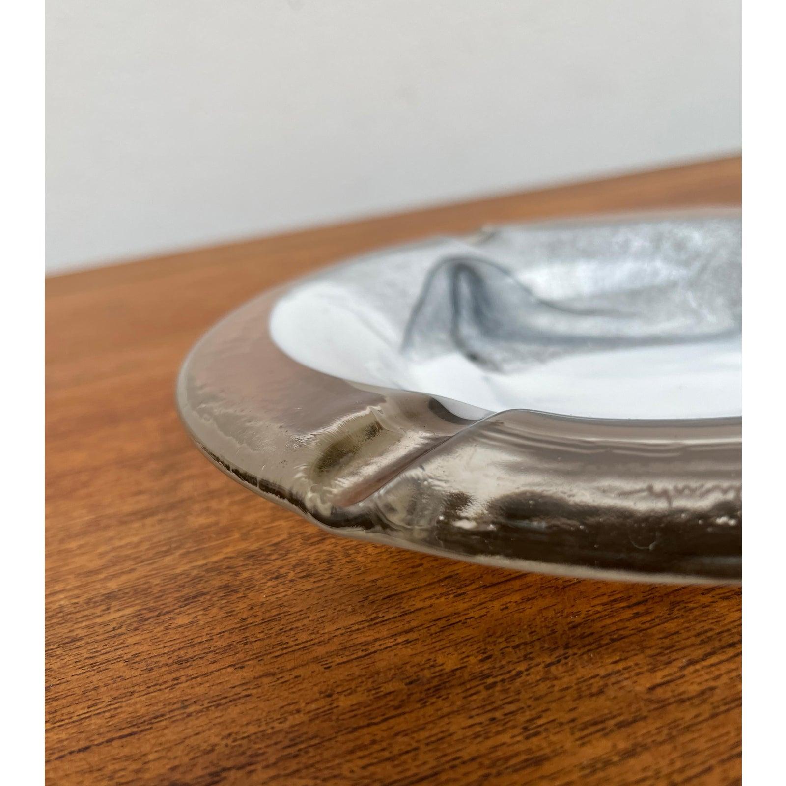 Ensemble de 2 cendriers en verre d'art postmoderne par Hans Jürgen Richartz, années 1980 en vente 3