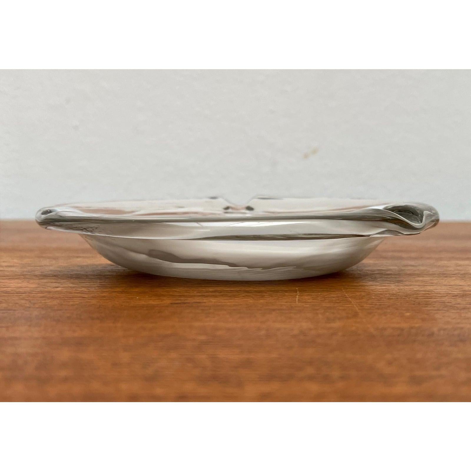 Ensemble de 2 cendriers en verre d'art postmoderne par Hans Jürgen Richartz, années 1980 en vente 5