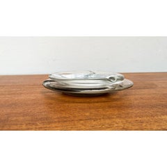 Set of 2 Postmodern Art Glass Ashtrays by Hans Jürgen Richartz, 1980s