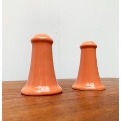 Set of 2 Postmodern Ceramic Salt and Pepper Shakers by Gallo Design