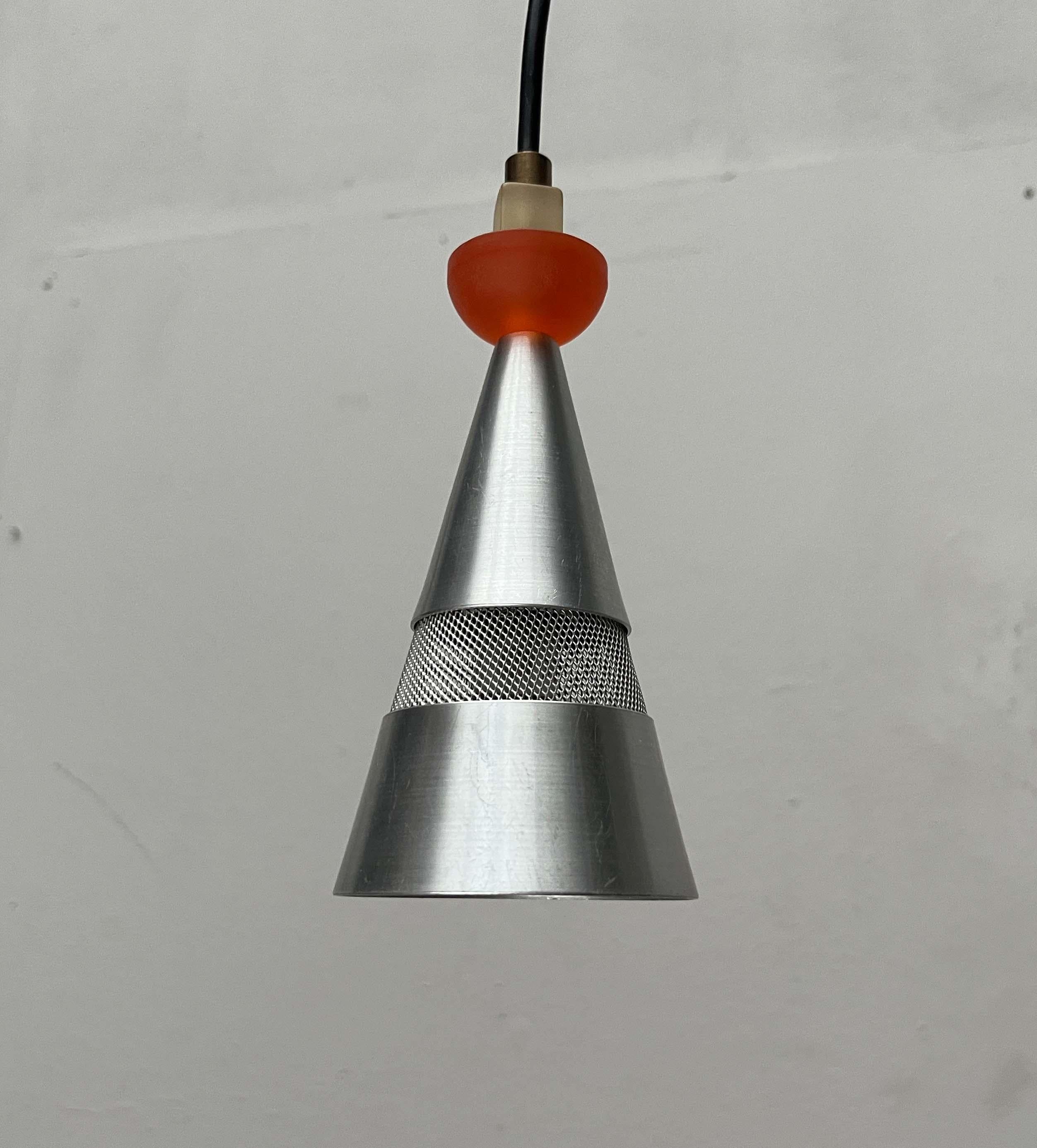 Set of 2 Postmodern Dutch Pendant Lamps by Studio Brandend Zand, 1990s For Sale 6