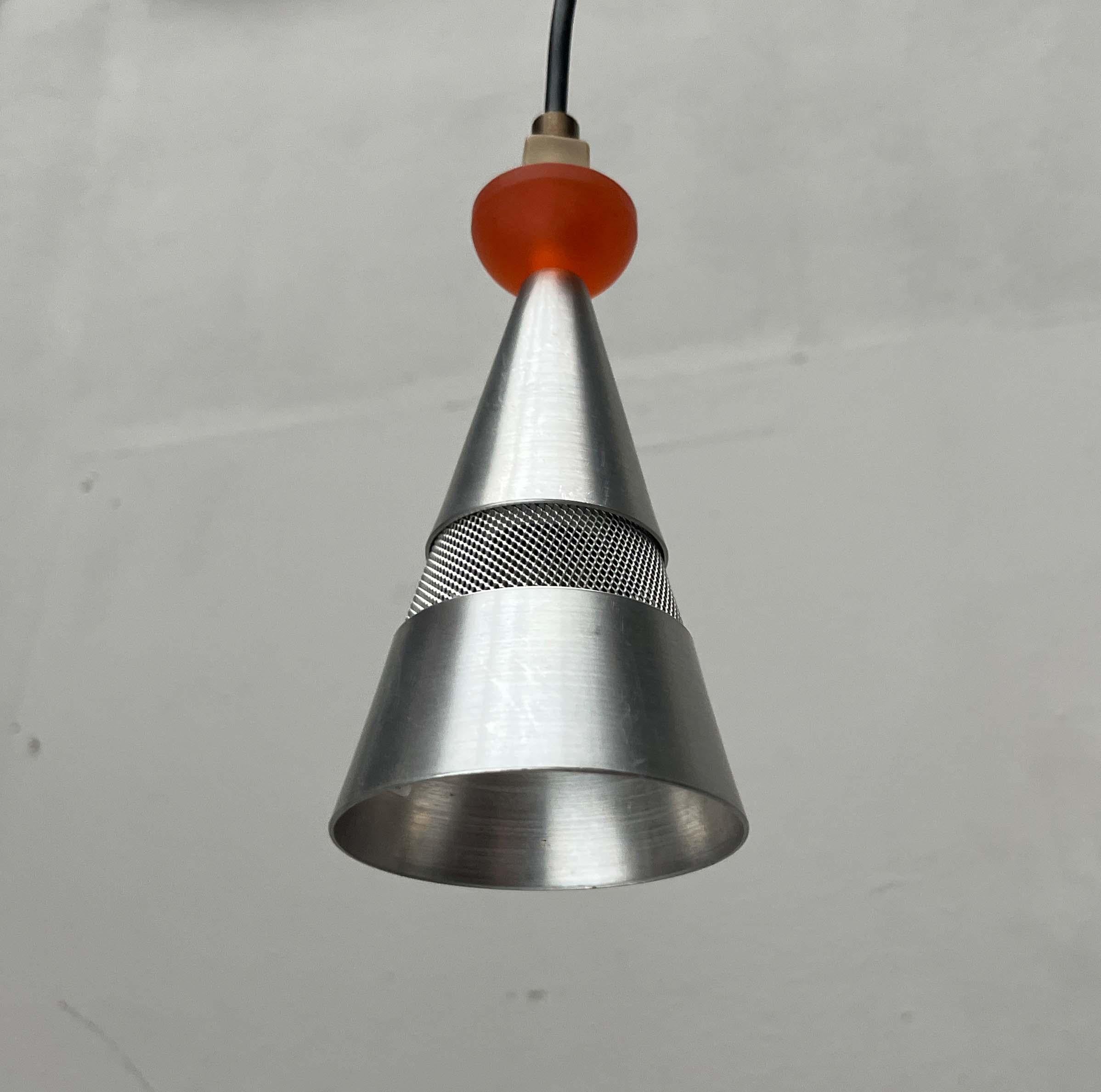 Set of 2 Postmodern Dutch Pendant Lamps by Studio Brandend Zand, 1990s For Sale 7