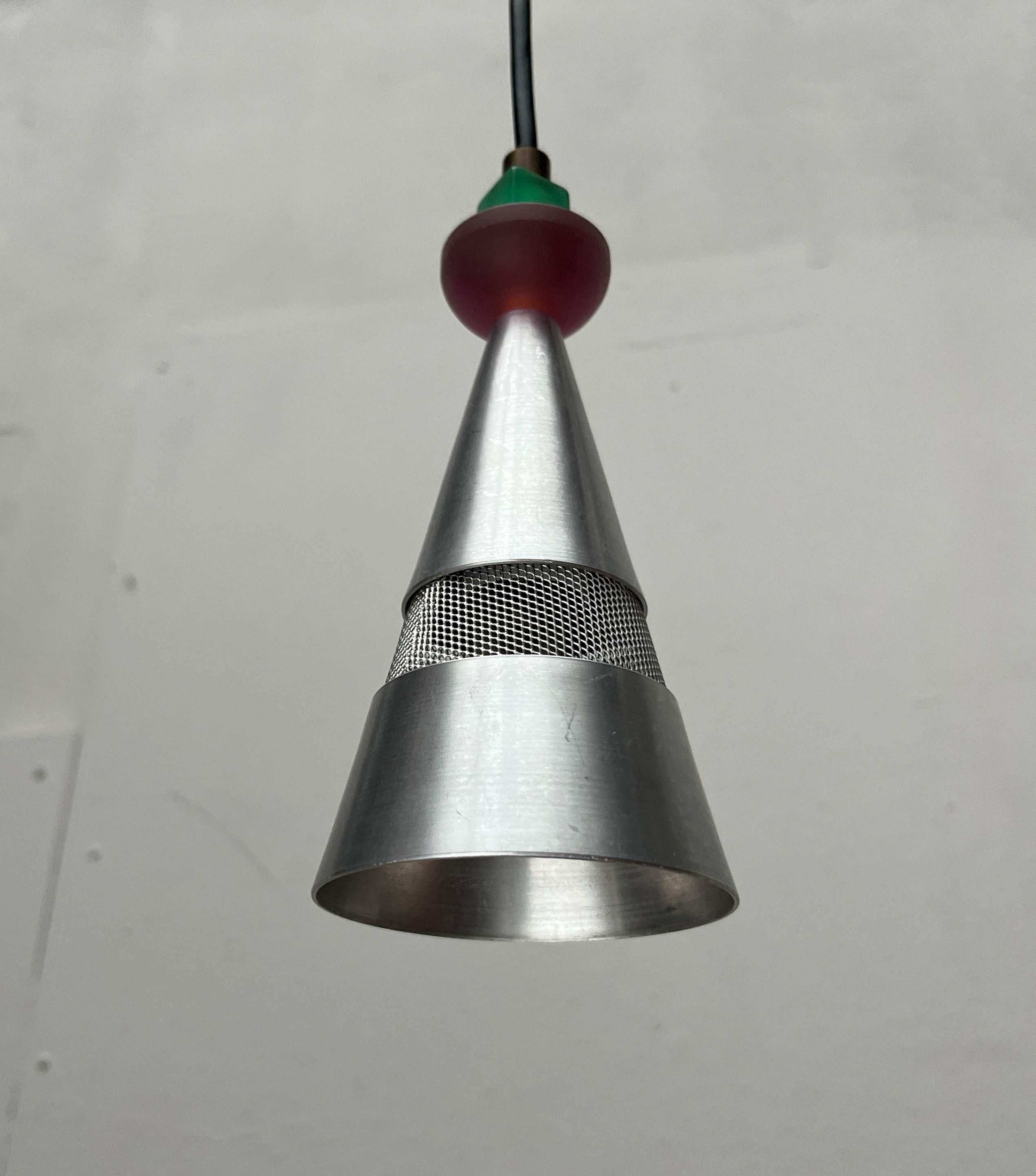 Set of 2 Postmodern Dutch Pendant Lamps by Studio Brandend Zand, 1990s For Sale 9