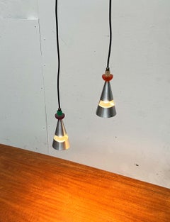 Set of 2 Postmodern Dutch Pendant Lamps by Studio Brandend Zand, 1990s