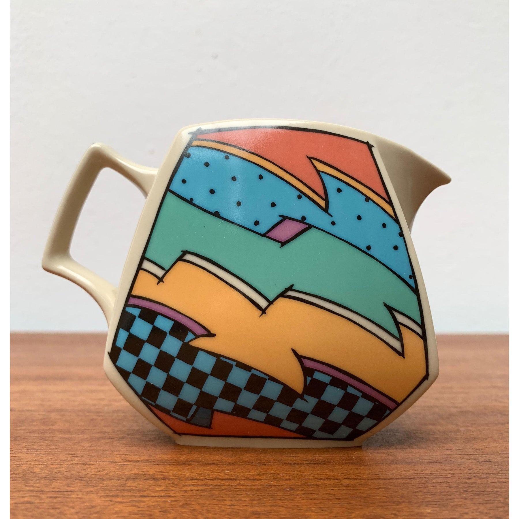 Set of 2 Postmodern Flash One Series Milk and Sugar Pot by Dorothy Hafner, 1980s im Zustand „Hervorragend“ im Angebot in Hamburg, DE