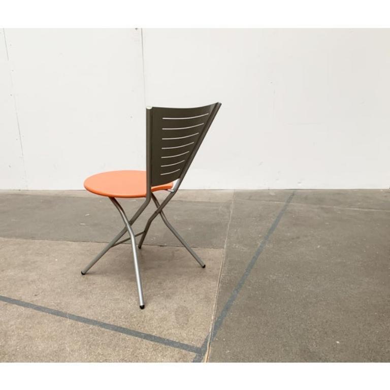 Set of 2 Postmodern Folding Chairs by Rutger Andersson, 1980s For Sale 6
