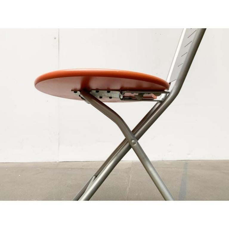 Set of 2 Postmodern Folding Chairs by Rutger Andersson, 1980s In Good Condition For Sale In Hamburg, DE