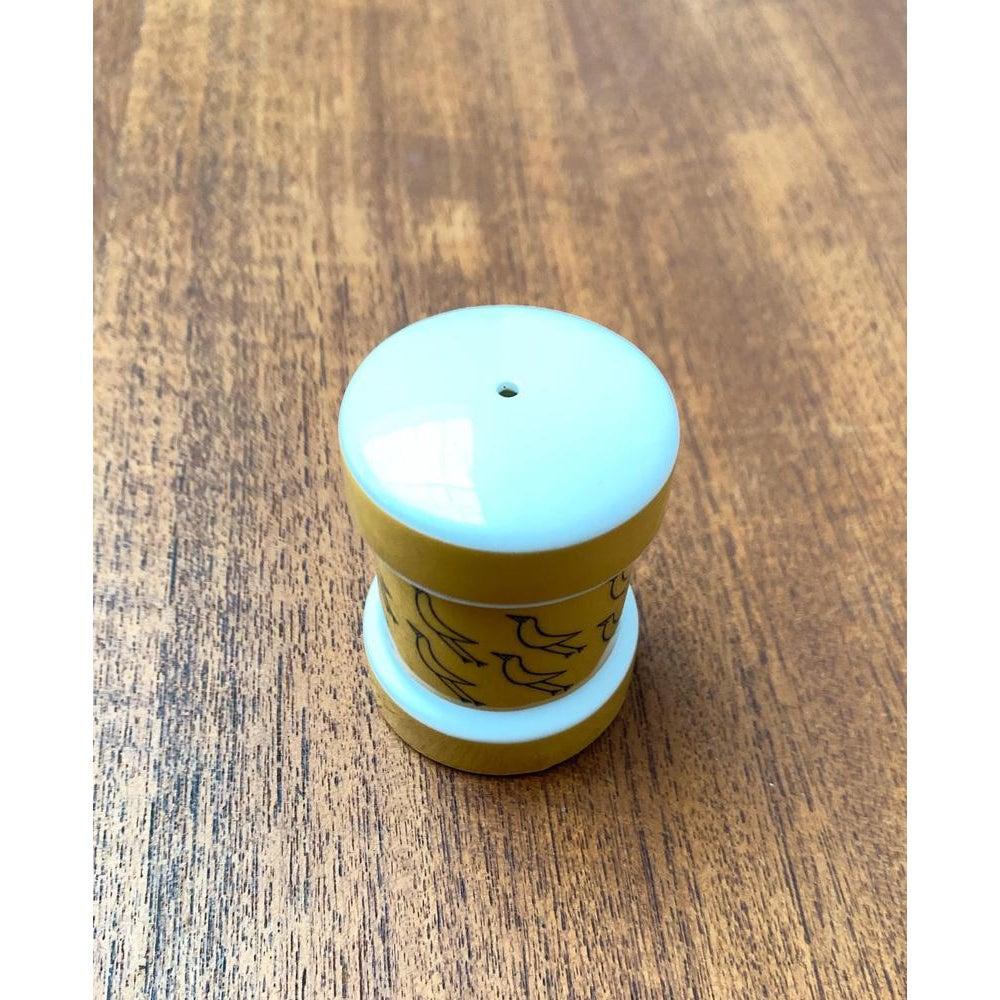 Set of 2 Postmodern German Flying Objects Series Plate and Pepper Shaker, 1990s For Sale 1