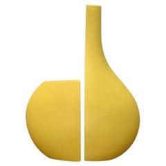Set of 2 Postmodern Italian Minimalist Vases from Bel Mondo, 1980s