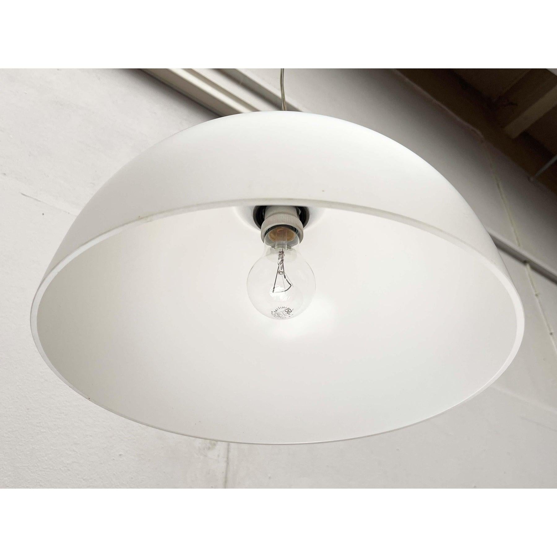 Set of 2 Postmodern Italian Model Gaia Glass Pendant Lamp by Luciano, 1980s For Sale 13