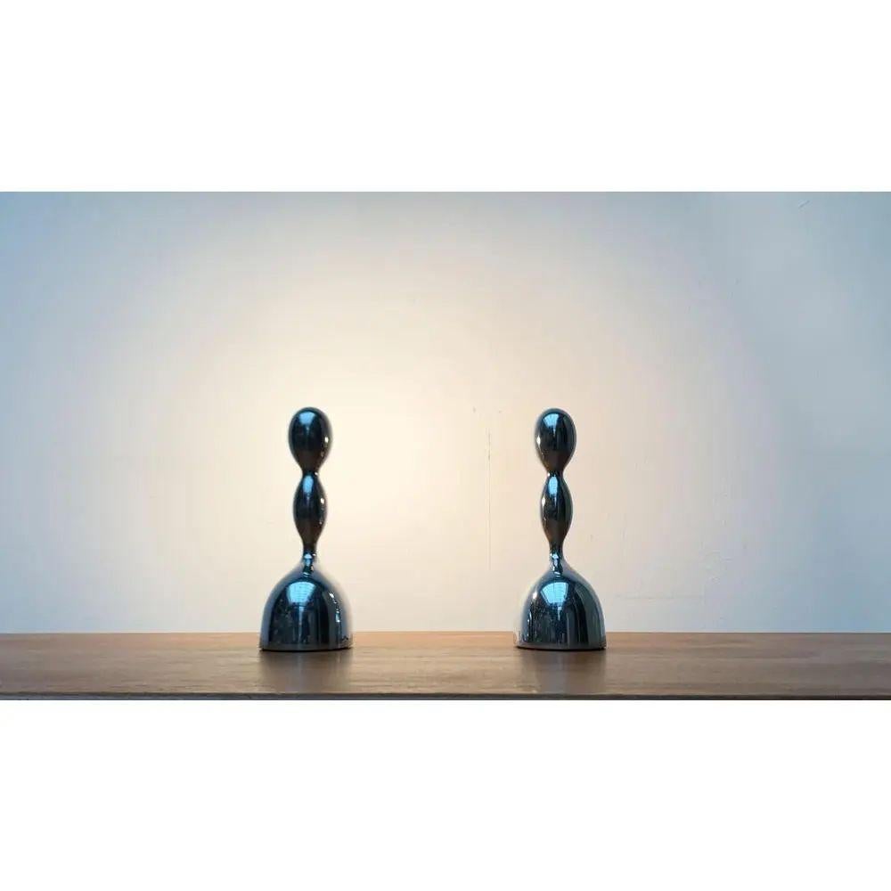 Ensemble de 2 lampes de table italiennes postmodernes Virgo par Ilalia Gibertini, années 1990 en vente 3