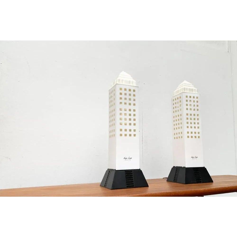 Set of 2 Postmodern Manhattan Series Floor Lamp from Koziol, 1990s For Sale 1