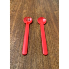 Set di 2 insalatiere svizzere minimaliste postmoderne, anni '70