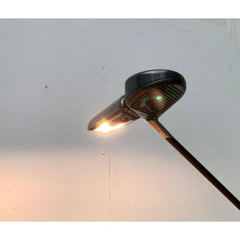 Italian Set of 2 Postmodern Ring A400 Table Lamps by Bruno Gecchelin, Italy, 1970s For Sale