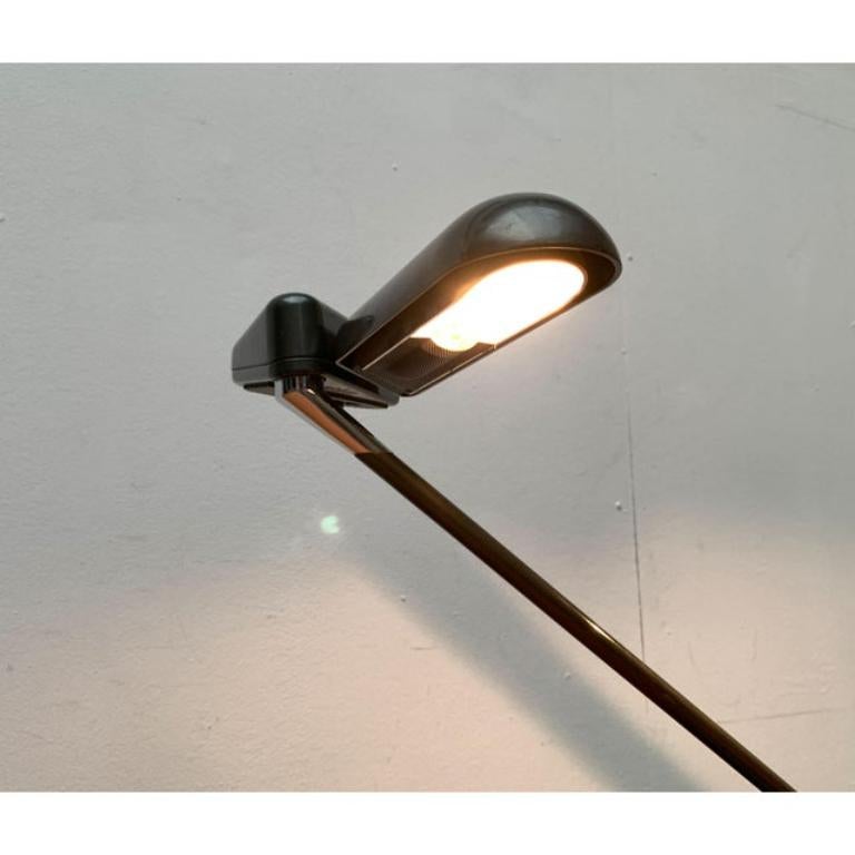 20th Century Set of 2 Postmodern Ring A400 Table Lamps by Bruno Gecchelin, Italy, 1970s For Sale