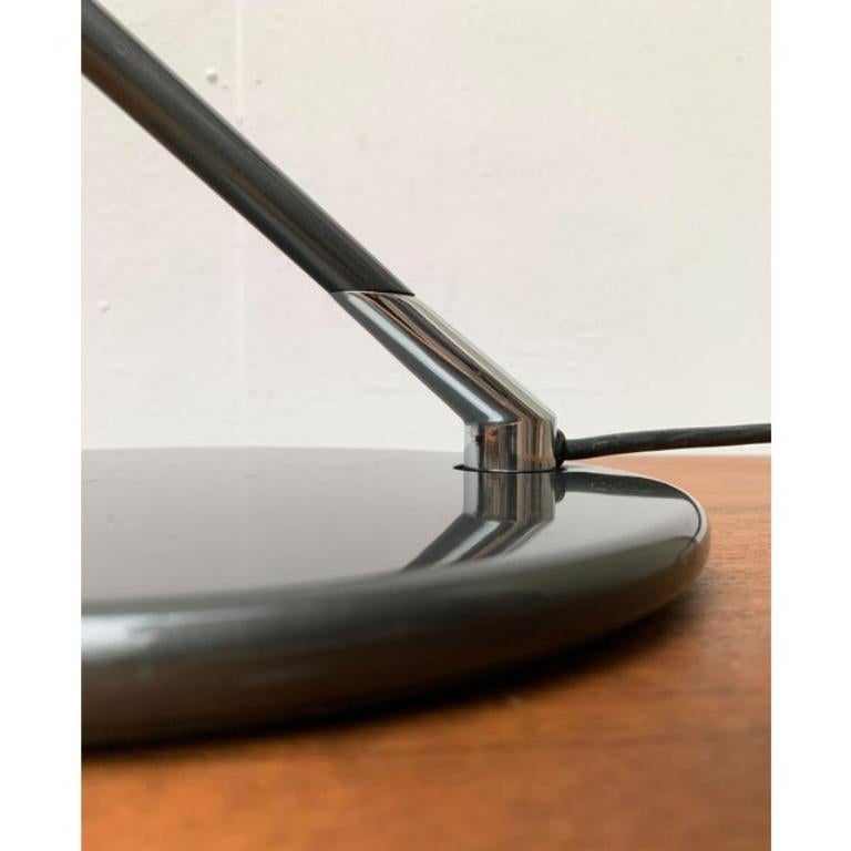 Metal Set of 2 Postmodern Ring A400 Table Lamps by Bruno Gecchelin, Italy, 1970s For Sale