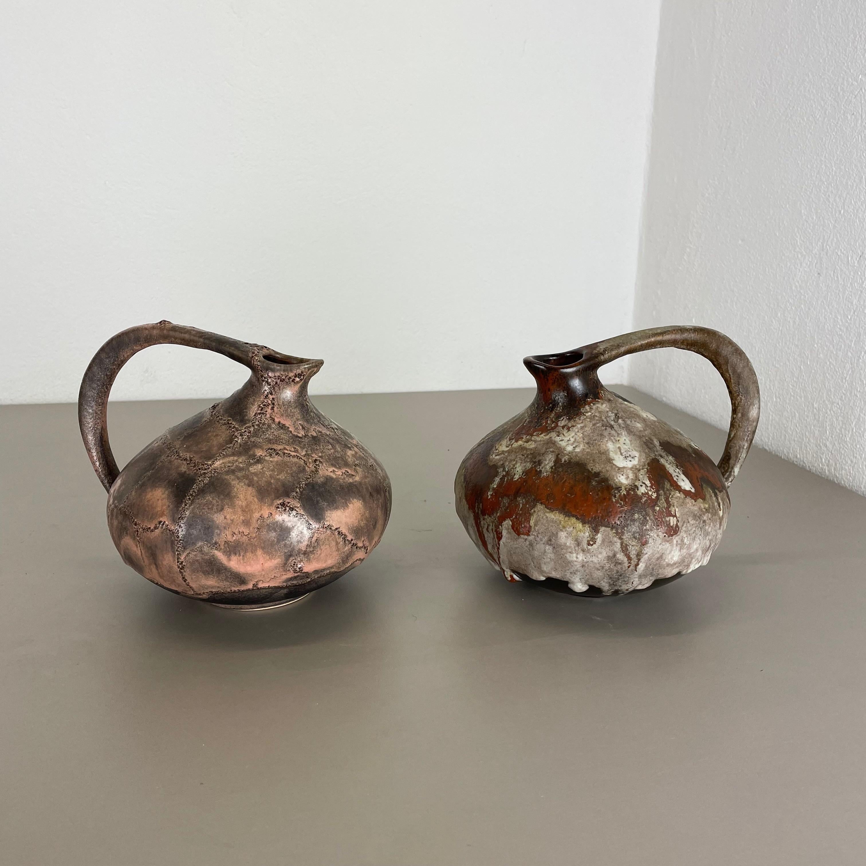 Set of 2 Pottery Vases 