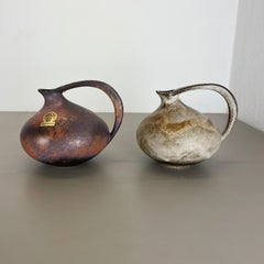 Set of 2 Pottery Vases "313" Designed by Kurt Tschörner Ruscha, Germany, 1970s