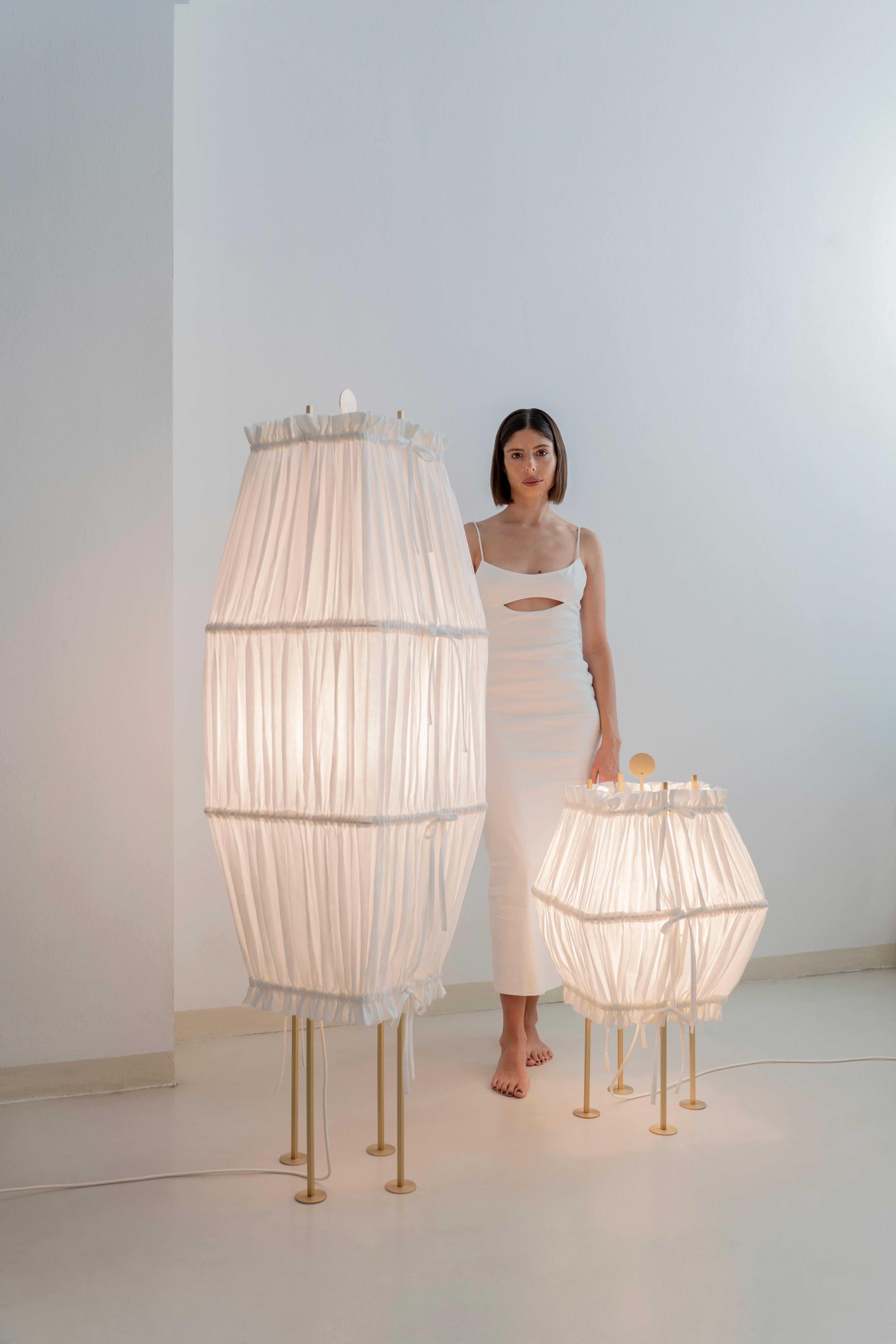 Italian Set of 2 Presenza Floor Lamps by Agustina Bottoni
