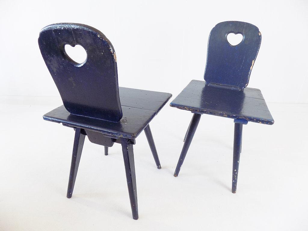 Ensemble de 2 chaises de fermier primitives Allemagne, 1900 en vente 4